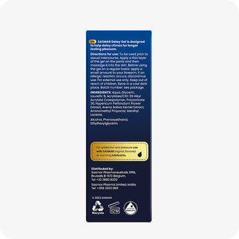 Conceive Plus Delay Gel For Men - Men's Fertility Support - 60 Capsules